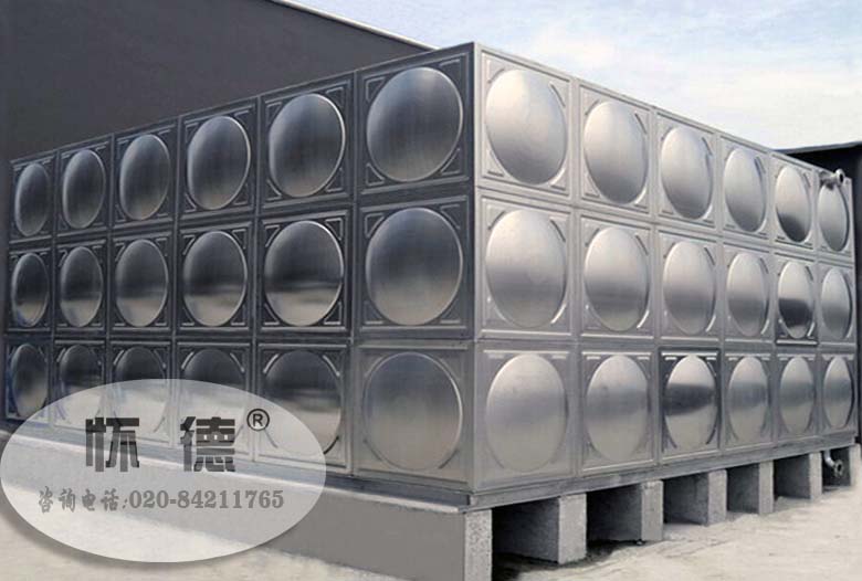 海南组合式不锈钢焊接水箱工程